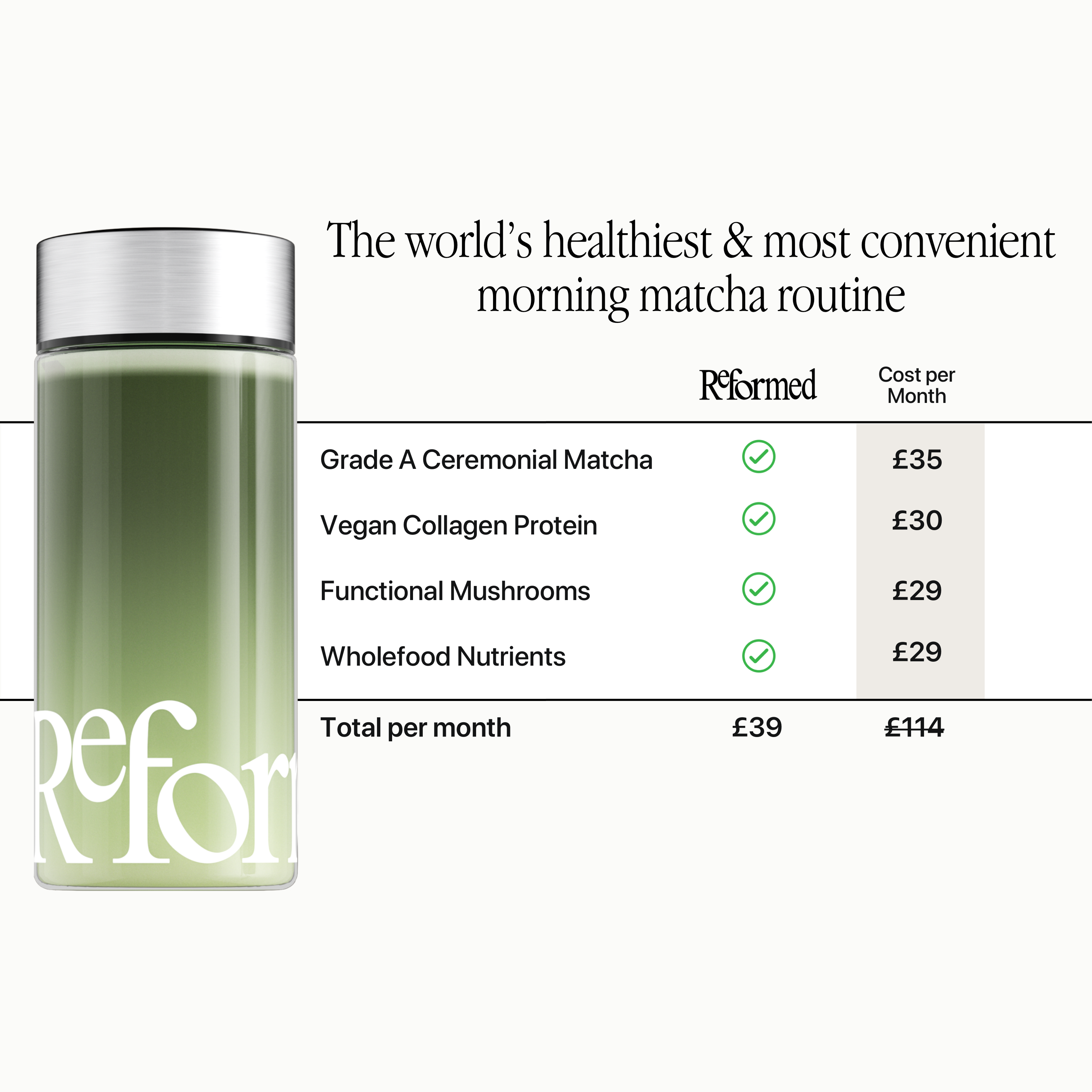 Matcha with Vegan Collagen
