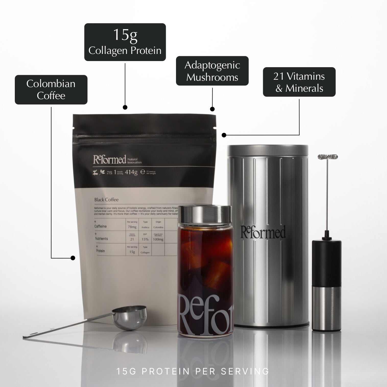 Black Coffee with Collagen