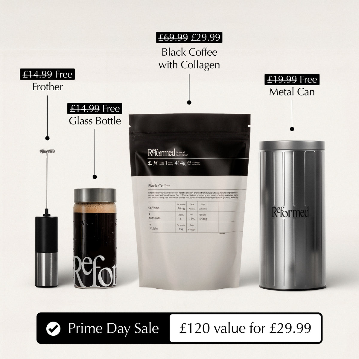 Black Coffee with Collagen