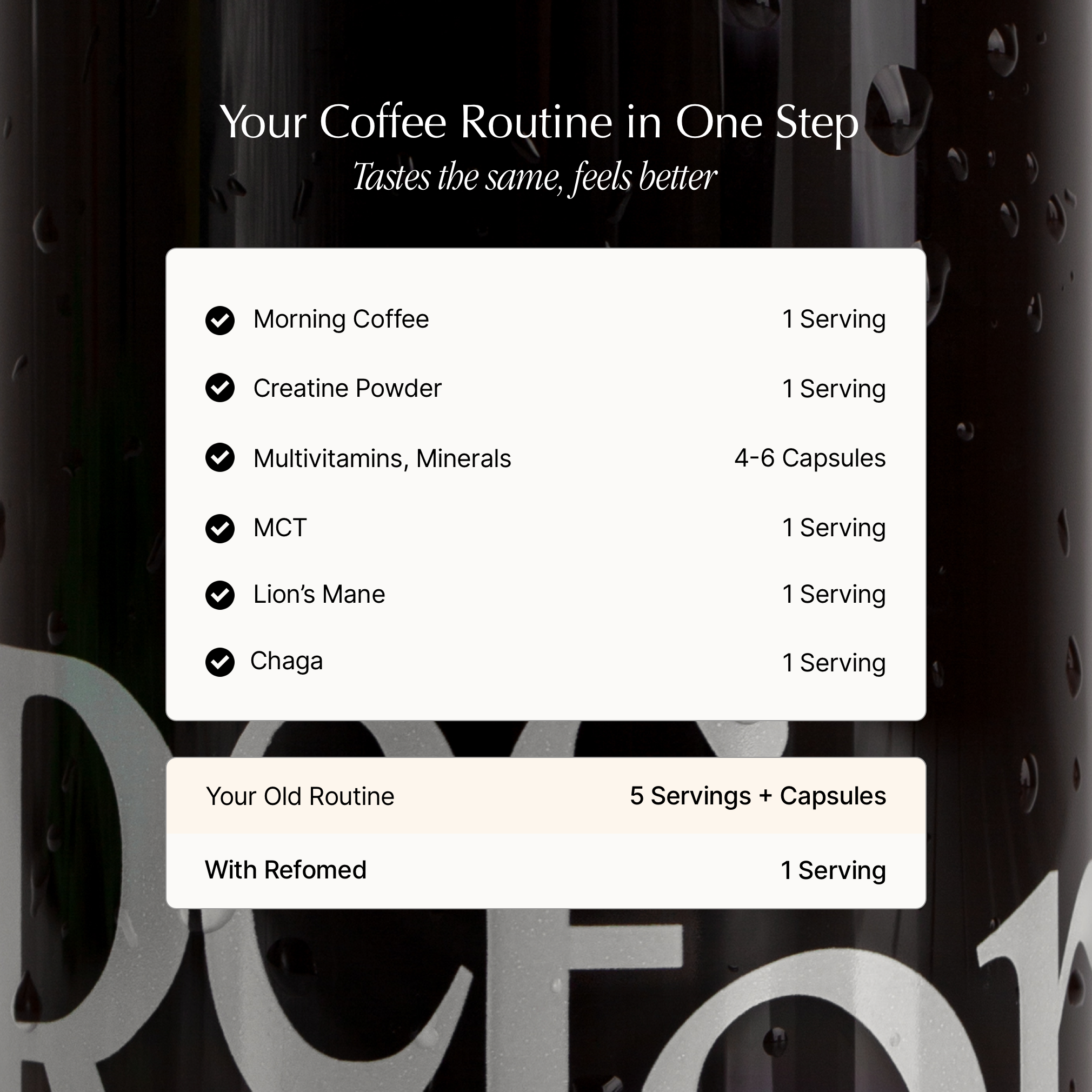 Coffee with Creatine
