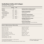 Vanilla Black Coffee with Collagen