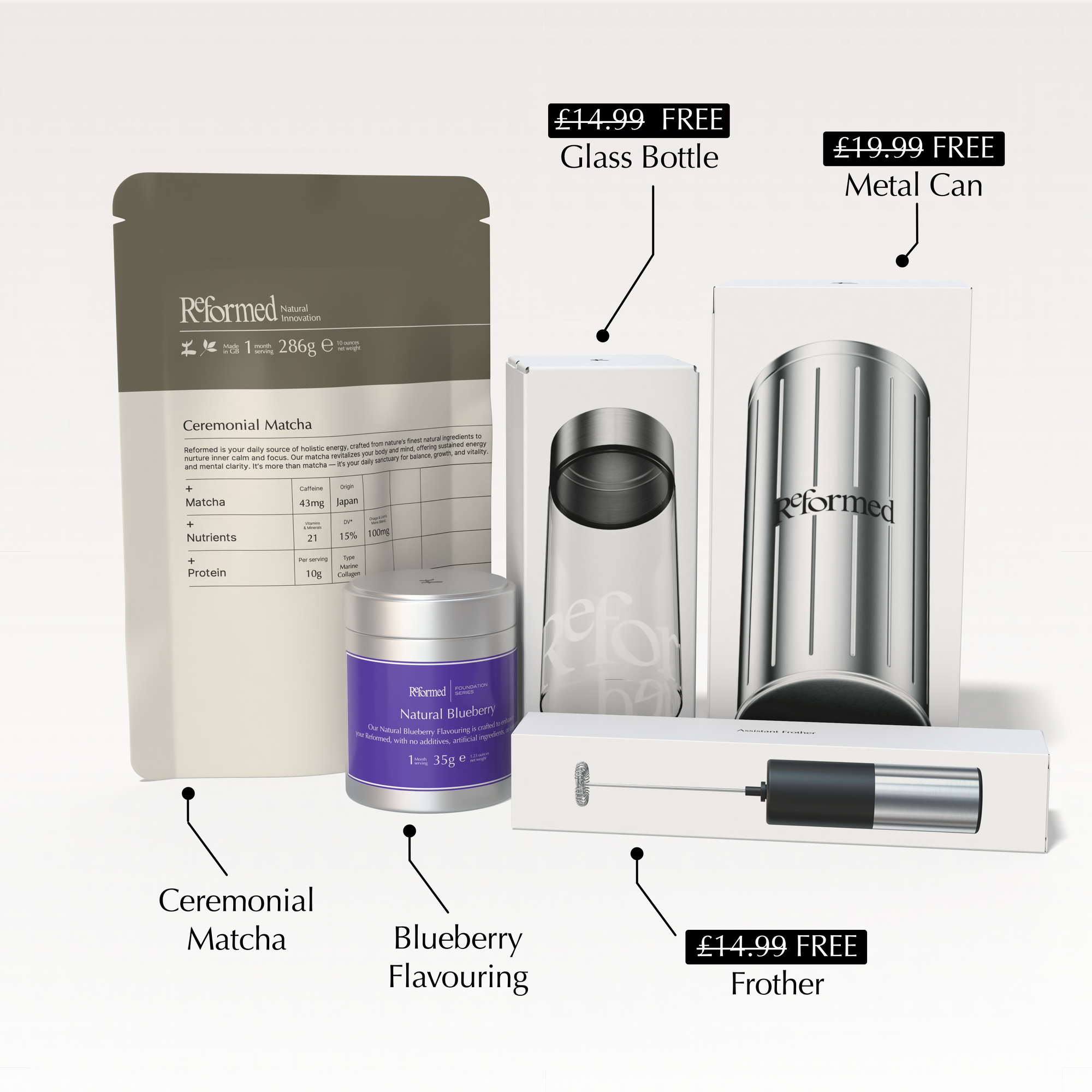 Collagen Matcha + Blueberry Add-on