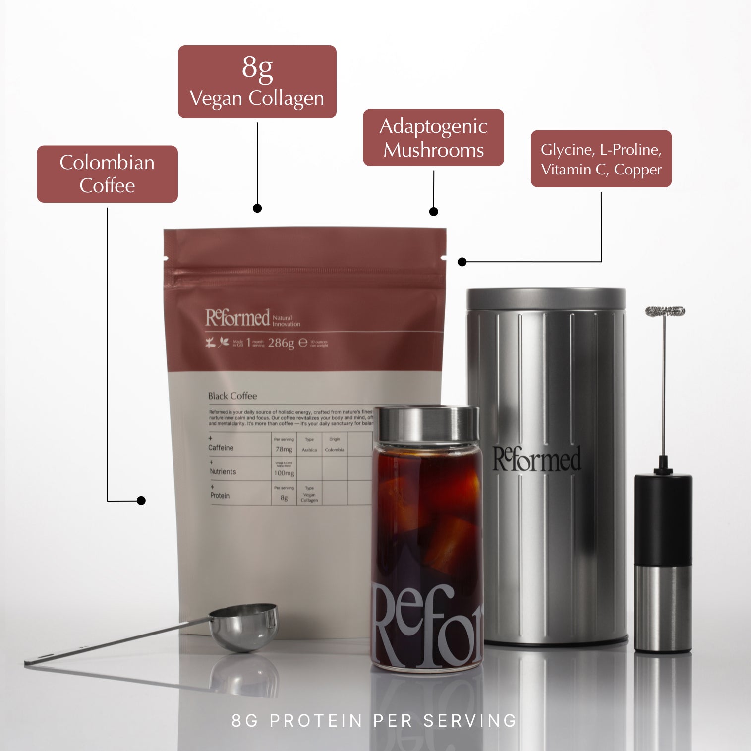 Black Coffee with Vegan Collagen